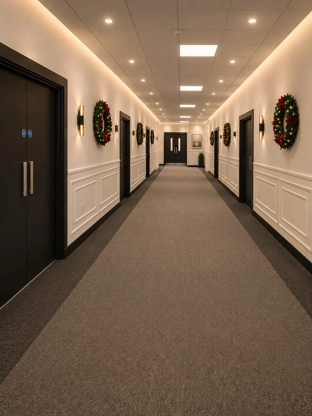 Load-in doors, level access