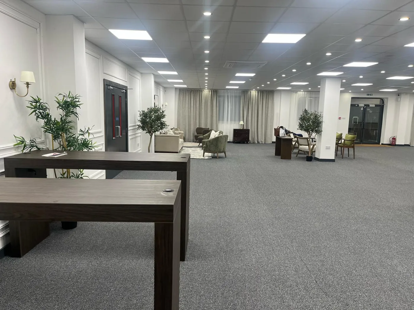 The lounge and lobby area at Arcadia Riverside