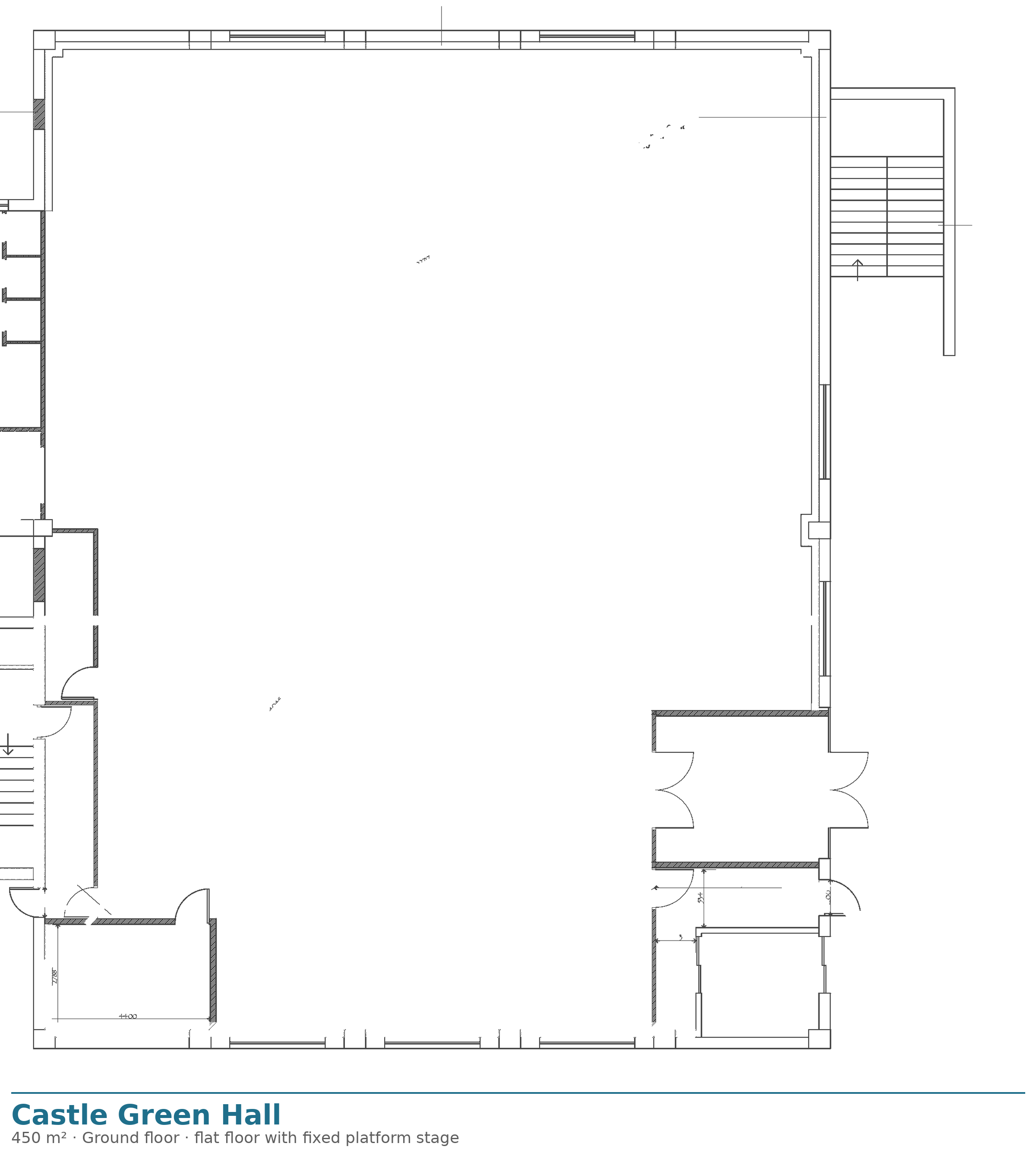 Castle Green Hall floor plan